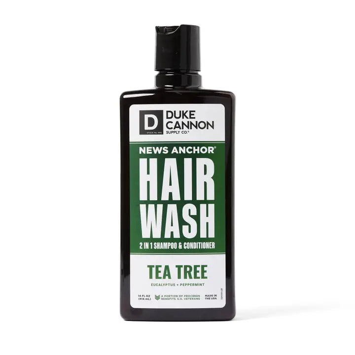 News Anchor 2-in-1 Hair Wash - Tea Tree Formula Sulfate Free
