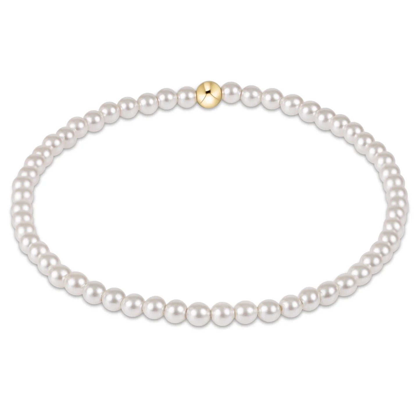 Classic Pearl Bead Bracelet - Extends