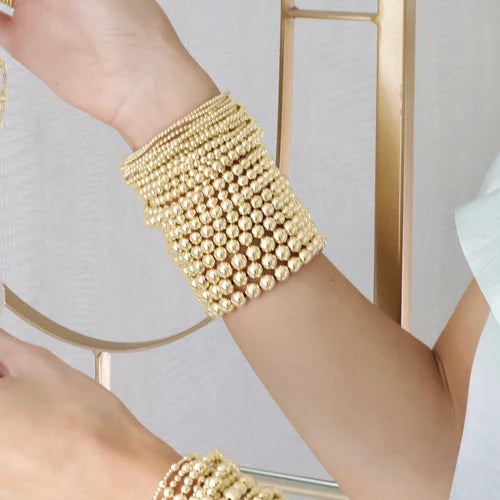 Classic Gold Bead Bracelet
