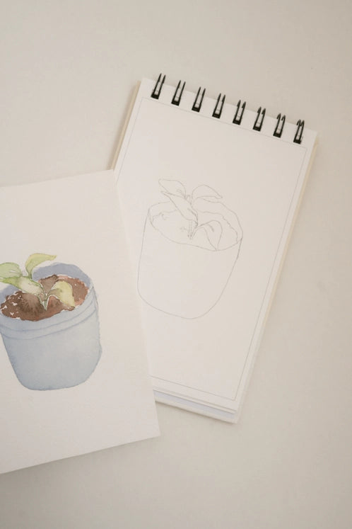 A Little Bit of Spring - Mini Watercoloring Book