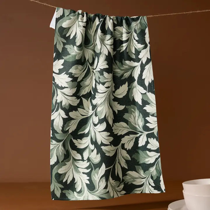 Classic Foliage Tea Towel