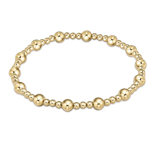 Classic Gold Sincerity Bead Bracelet - Extends