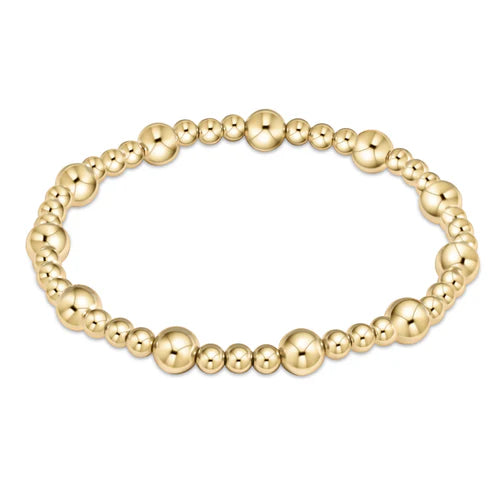 Classic Gold Sincerity Bead Bracelet - Extends