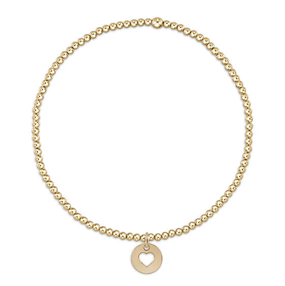 Classic Love Disc Charm Bracelet - Egirl