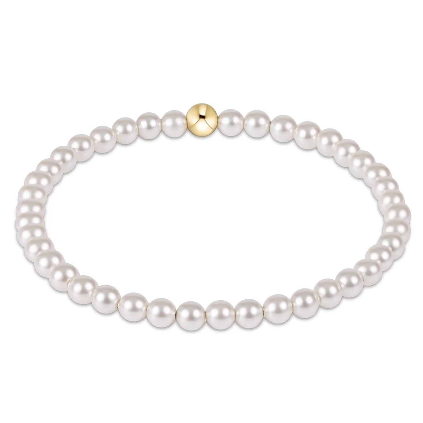 Classic 4mm Pearl Bead Bracelet