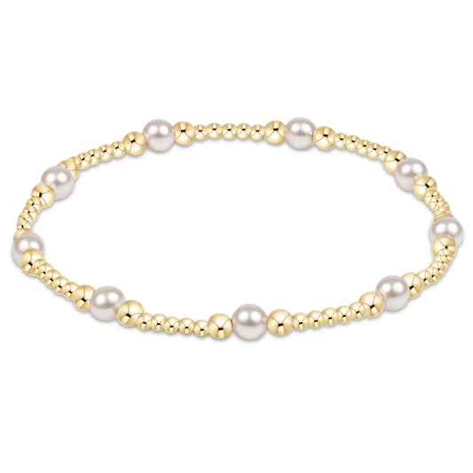 Purpose Pearl Bead Bracelet