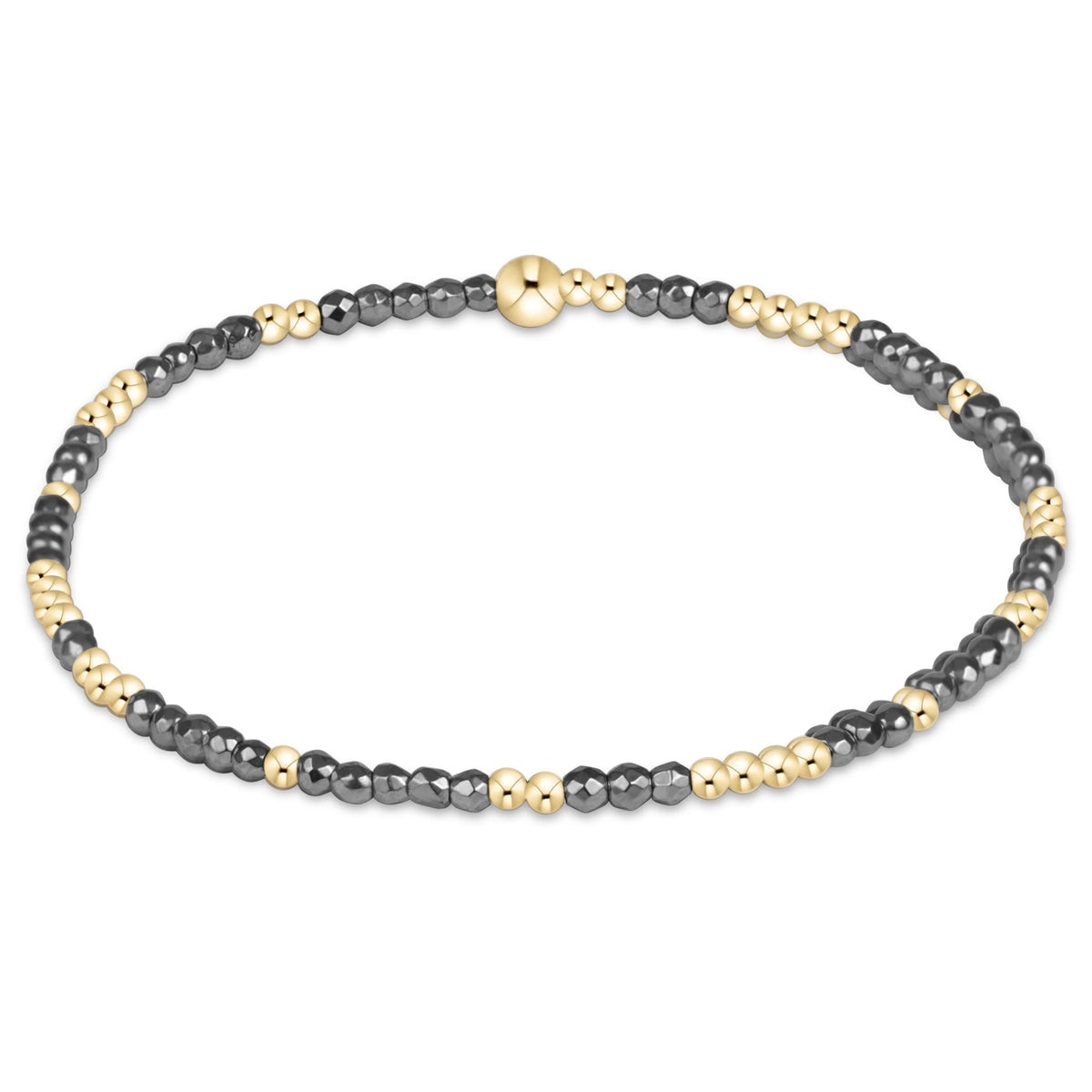 Hope Unwritten Silver Faceted Hematite Bracelet