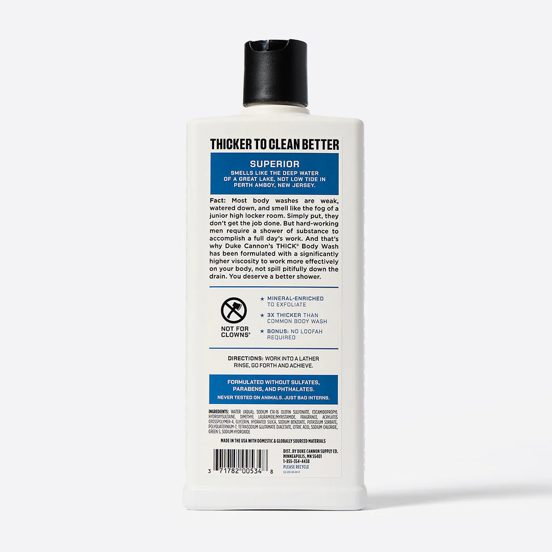 THICK High Viscosity Body Wash - Superior