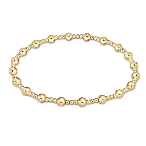 Classic Gold Sincerity Bead Bracelet - Extends
