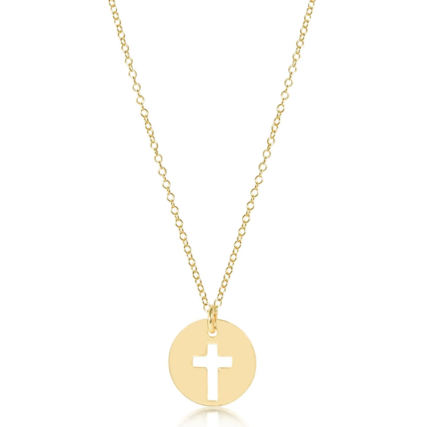 16" Blessed Disc Necklace