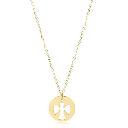 16" Guardian Angel Charm Necklace
