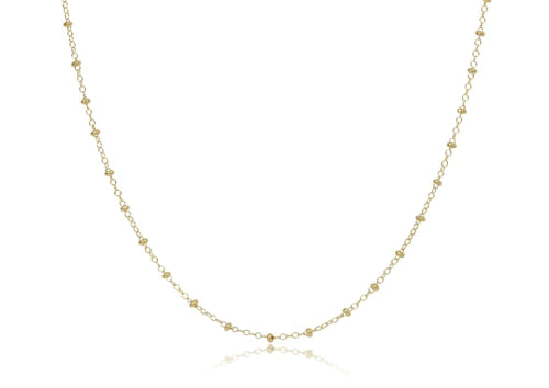 Simplicity Choker Chain - 2mm Gold