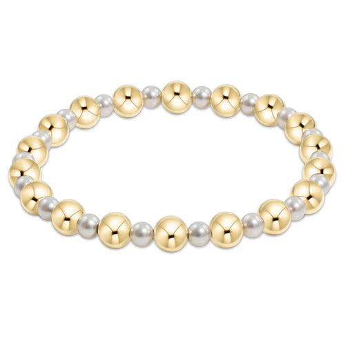 Pearl Grateful Bead Bracelet - 6mm