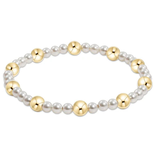 Pearl Sincerity Bead Bracelet - 6mm