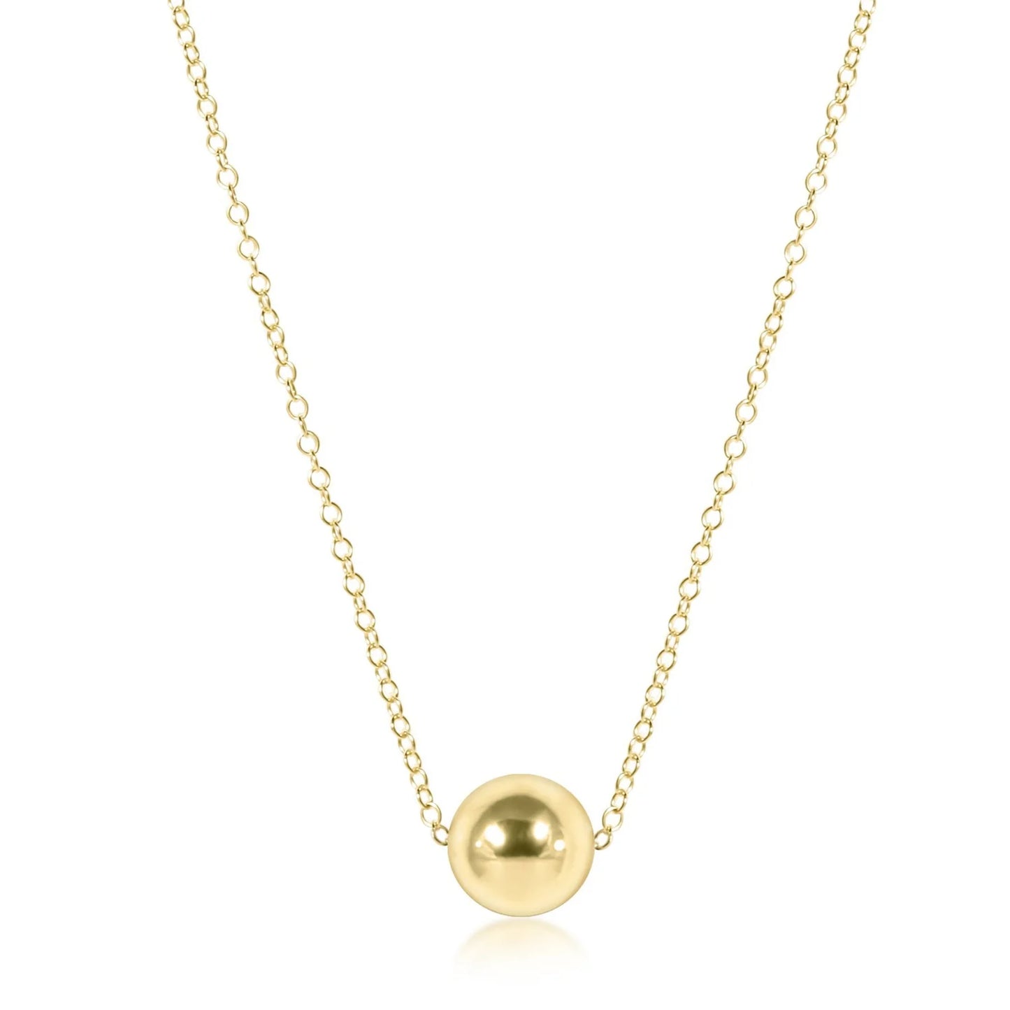 16" Gold Ball Necklace