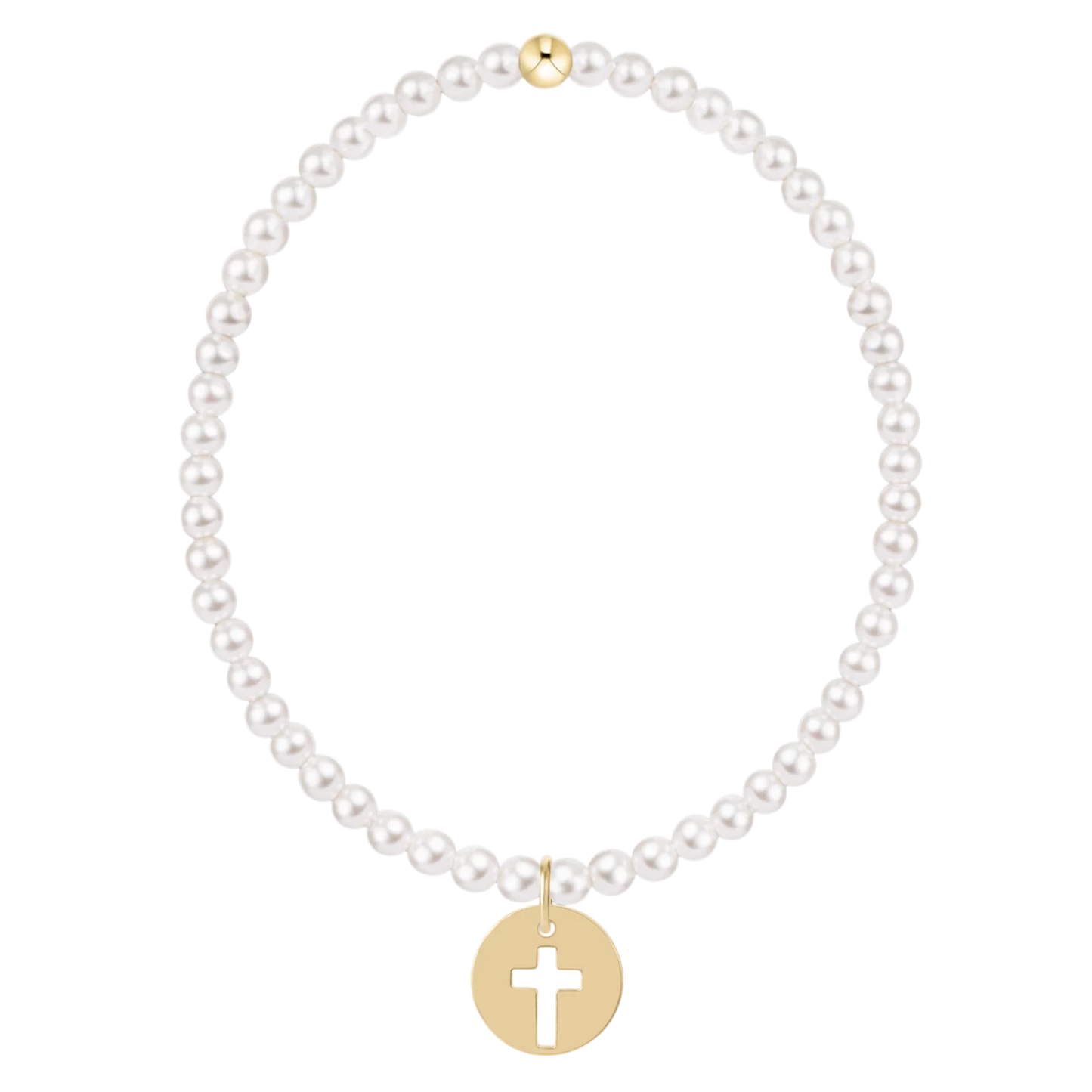 Classic Pearl Blessed Charm Bracelet - 3mm
