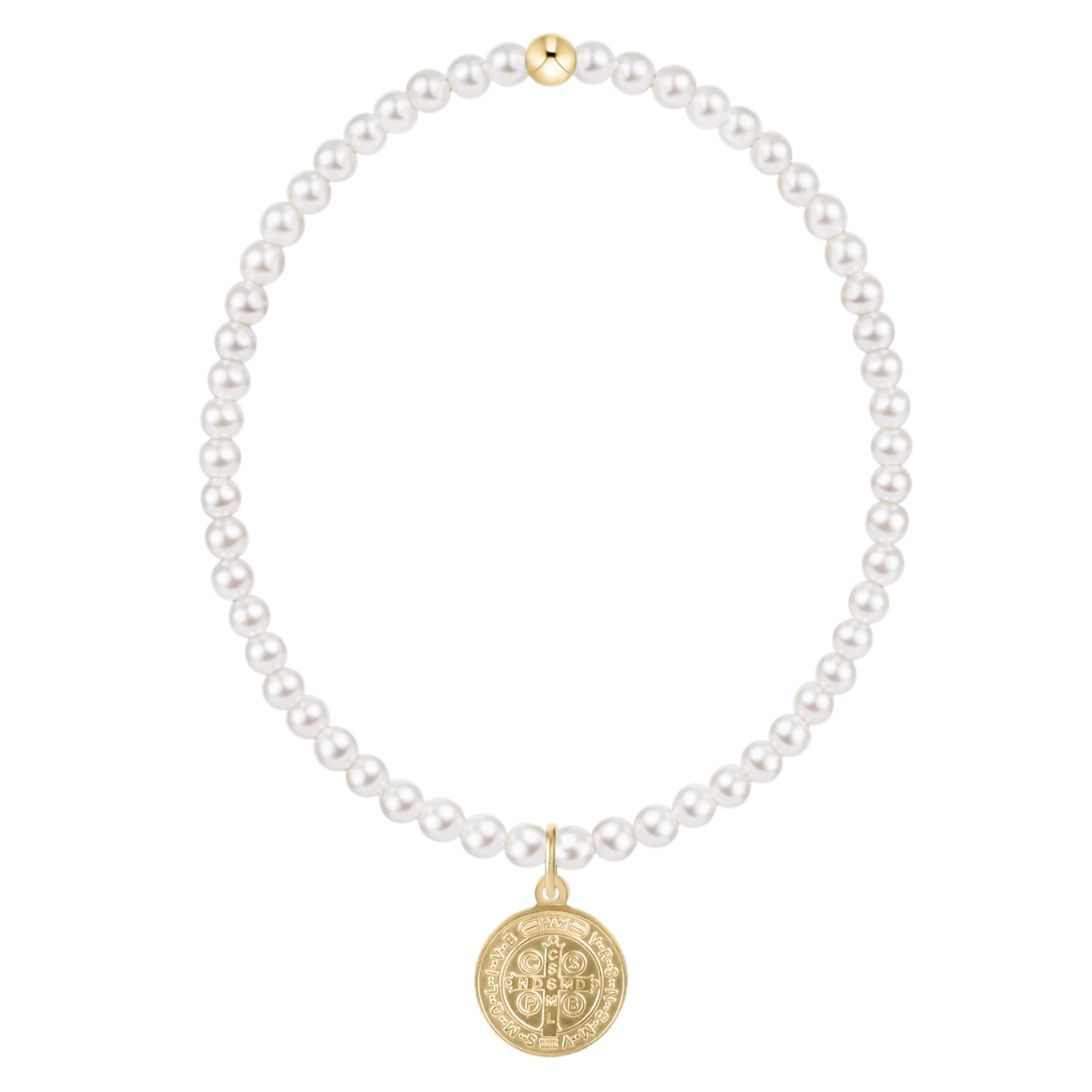 Classic Pearl Blessing Charm Bracelet - 3mm