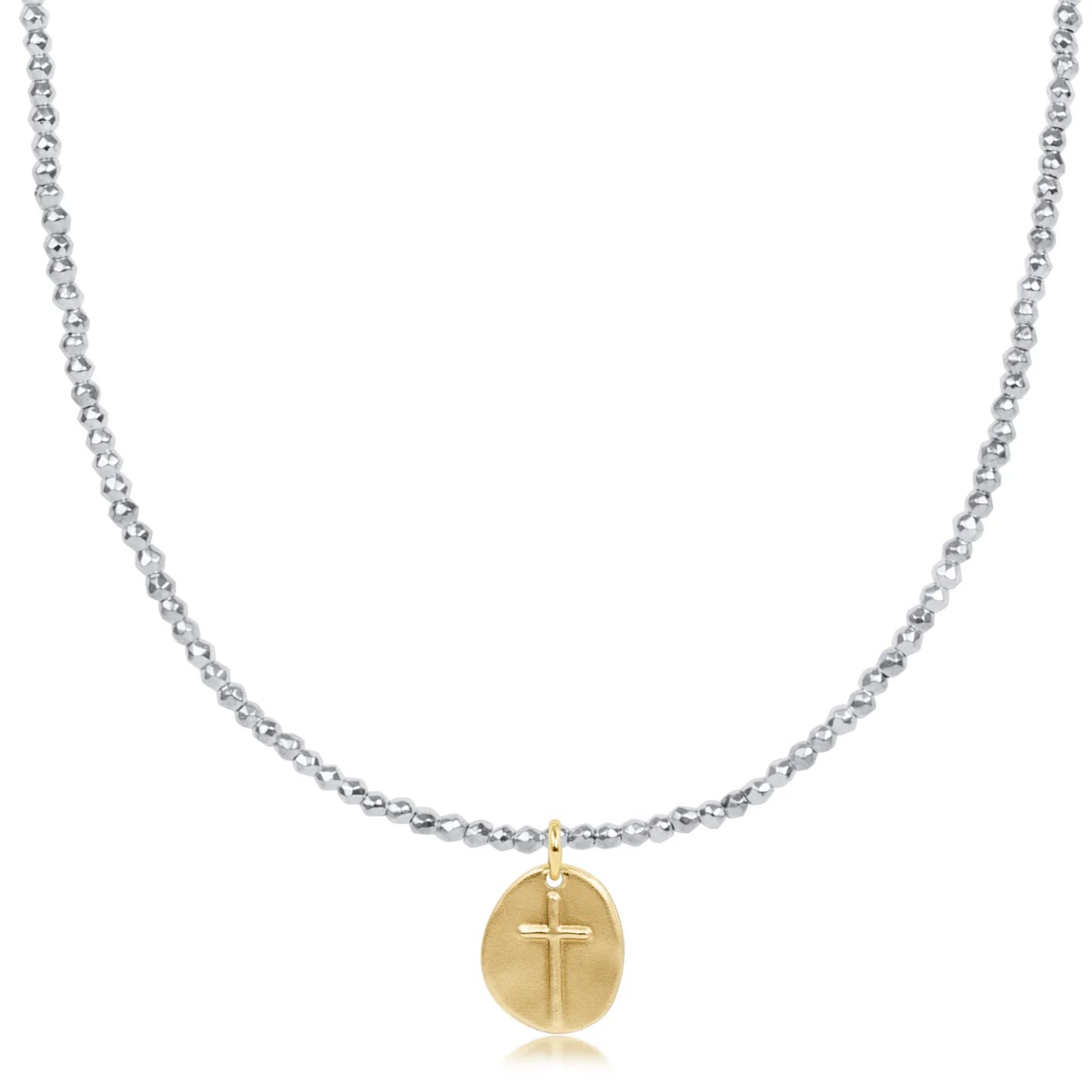 Bright Silver Faceted Hematite 2mm Inspire Choker