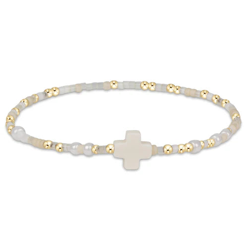Hope Unwritten Signature Cross Bracelet - Egirl