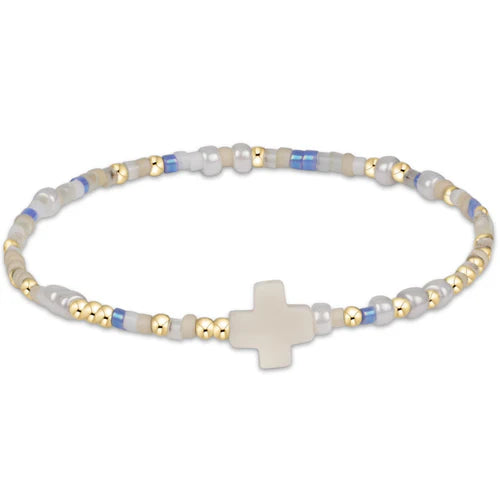 Hope Unwritten Signature Cross Bracelet - Egirl