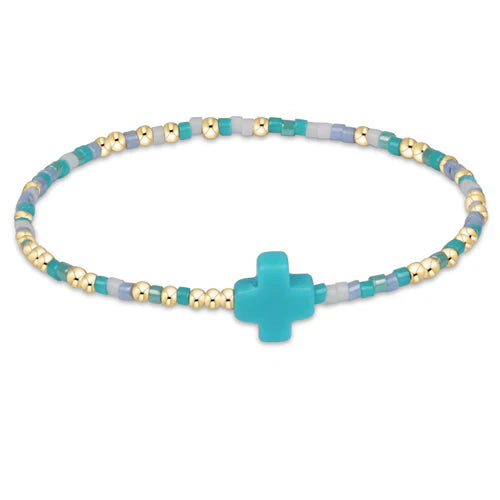 Hope Unwritten Signature Cross Bracelet - Egirl