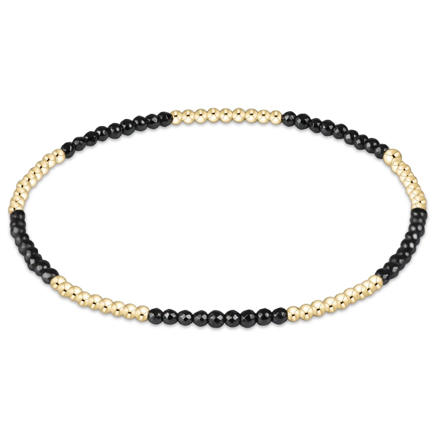 Faceted Hematite Blissful Bead Bracelet