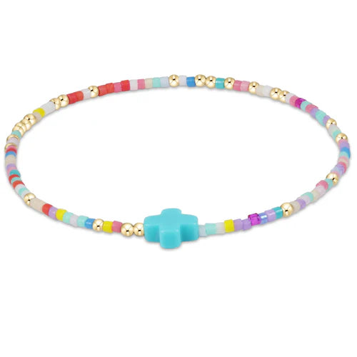 Hope Unwritten Signature Cross Bracelet - Egirl