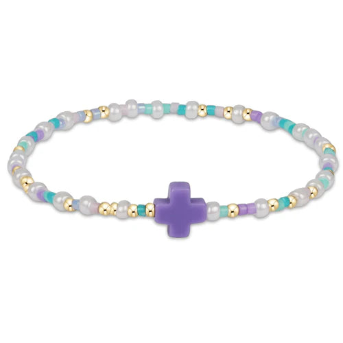 Hope Unwritten Signature Cross Bracelet - Egirl