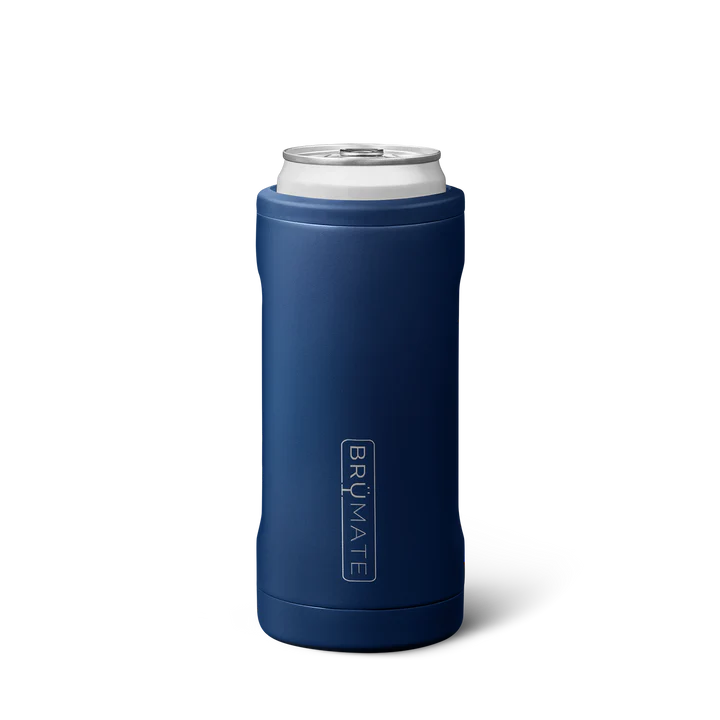 Hopsulator Slim Can Cooler (12oz Can Cooler) - Matte Navy
