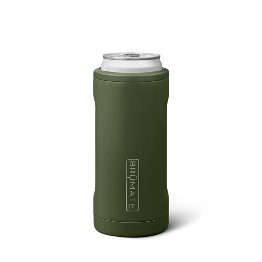 Hopsulator Slim Can Cooler (12oz Slim Cans) - OD Green