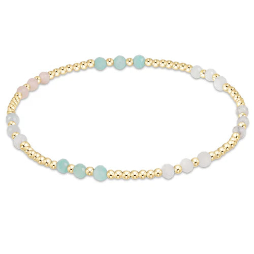 Gold Joy Bead Bracelet - Gemstone