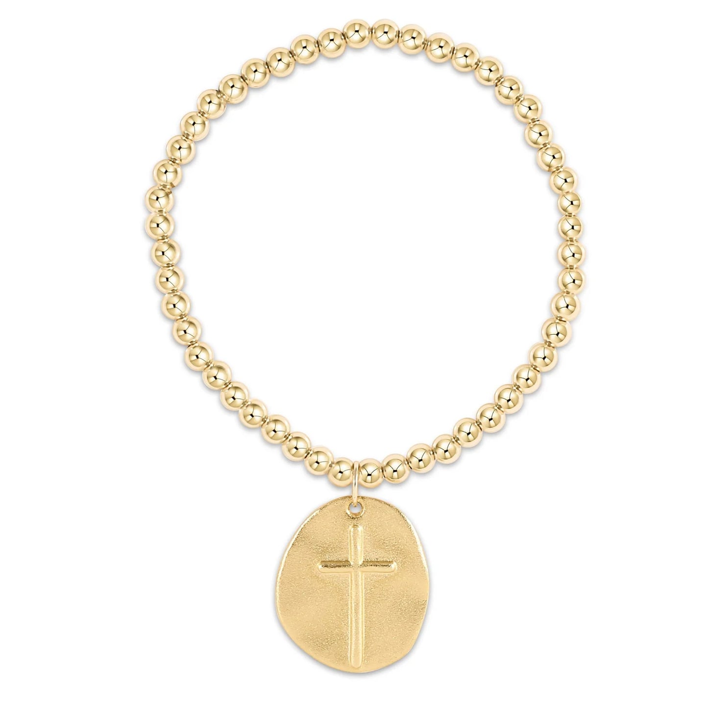 Classic Gold 4mm Inspire Charm Bracelet