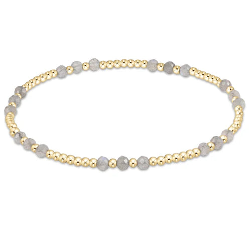 Gold Joy Bead Bracelet - Gemstone