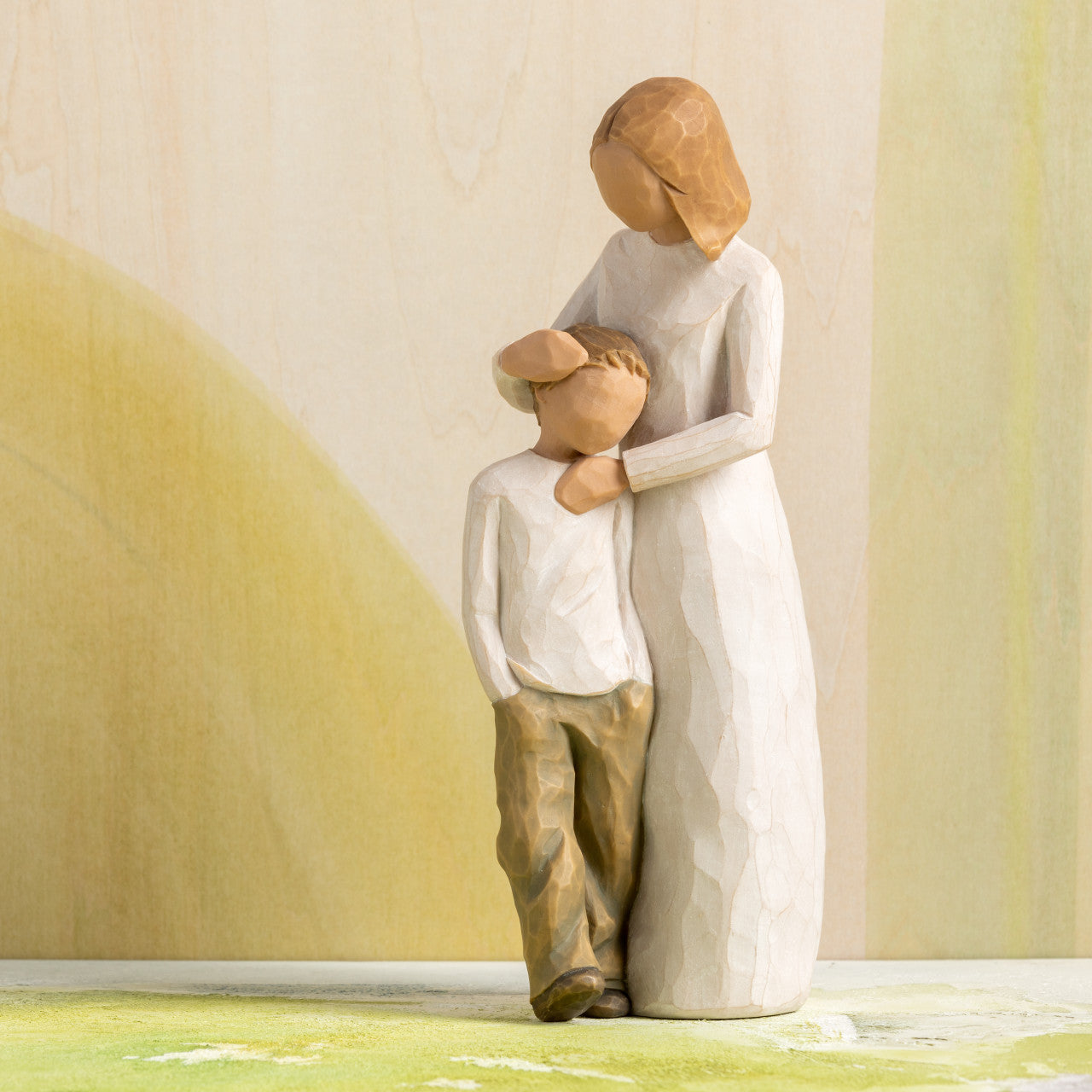 Mother and Son Figurine