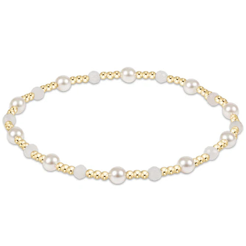 Pearl Sincerity Bead Bracelet - Gemstone