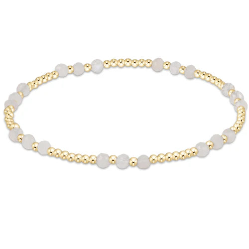 Gold Joy Bead Bracelet - Gemstone