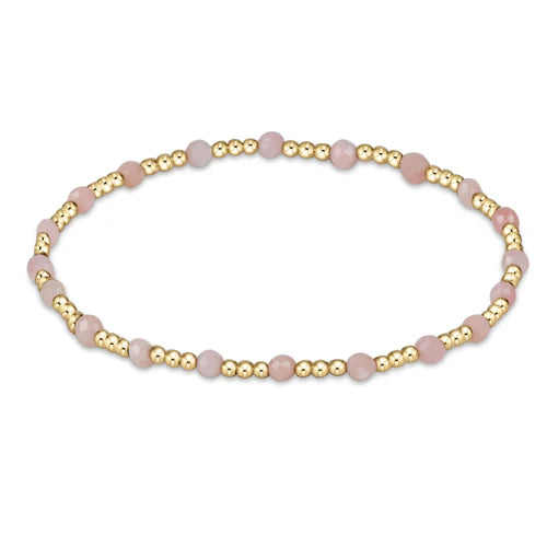 Gold Sincerity Bead Bracelet - Gemstone