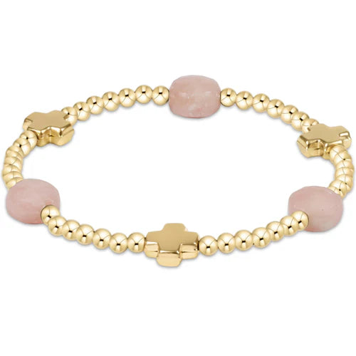 Signature Cross Admire Gold Bracelet - Gemstone