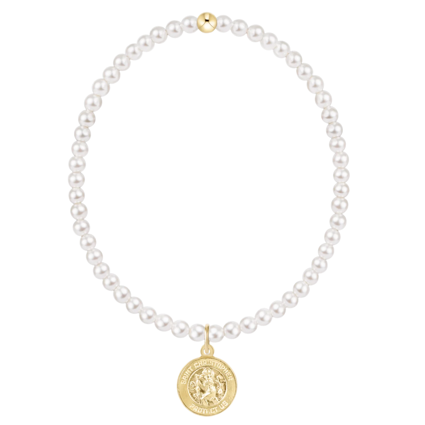 Classic Pearl Protection Charm Bracelet - 3mm