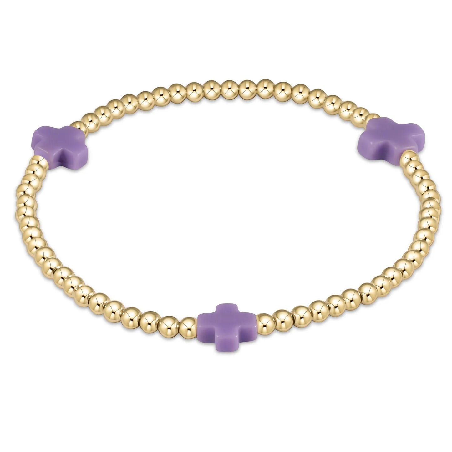 Signature Cross 3mm Bead Bracelet - Egirl