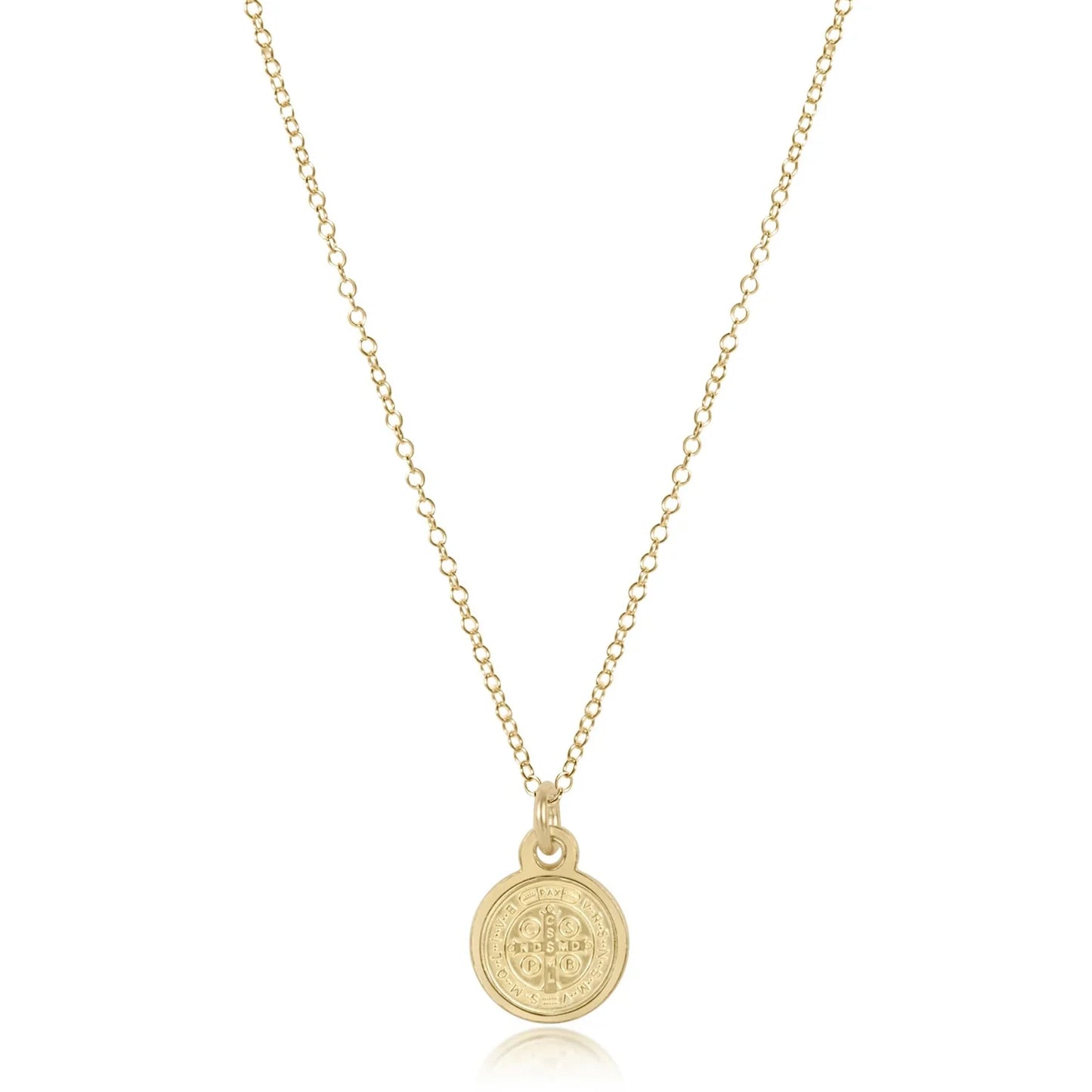16" Small Blessing Disc Necklace
