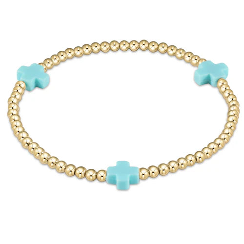 Signature Cross Bead Bracelet - Egirl