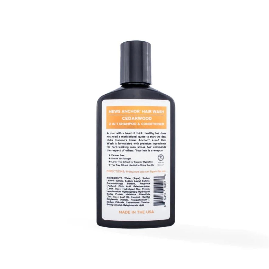 News Anchor 2-in-1 Hair Wash - Cedarwood