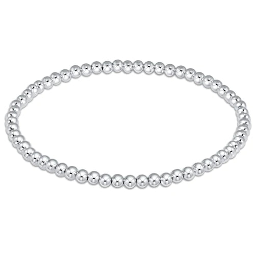 Classic Sterling Silver Bead Bracelet