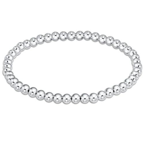 Classic Sterling Silver Bead Bracelet