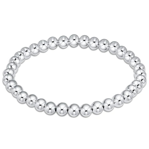 Classic Sterling Silver Bead Bracelet