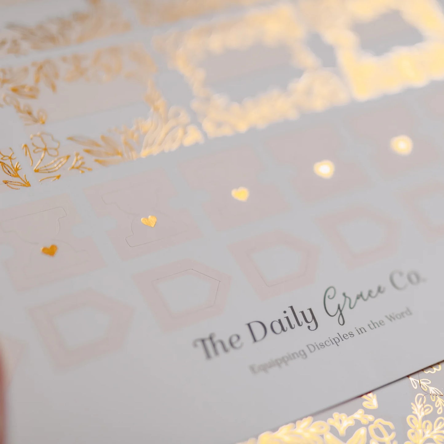 Gold Foil Bible Tabs - Light Peach