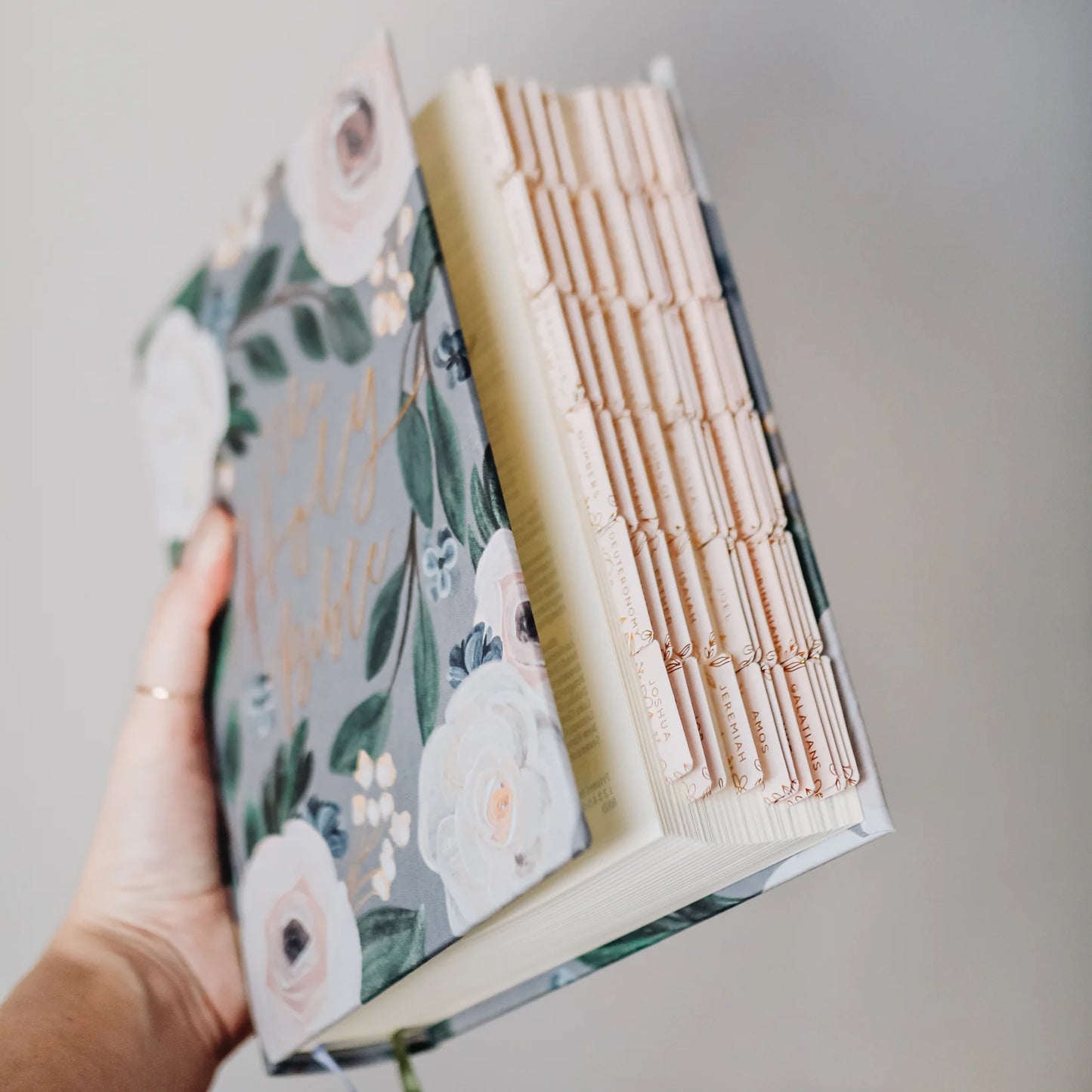 Gold Foil Bible Tabs - Light Peach
