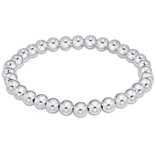 Classic Sterling Silver Bead Bracelet