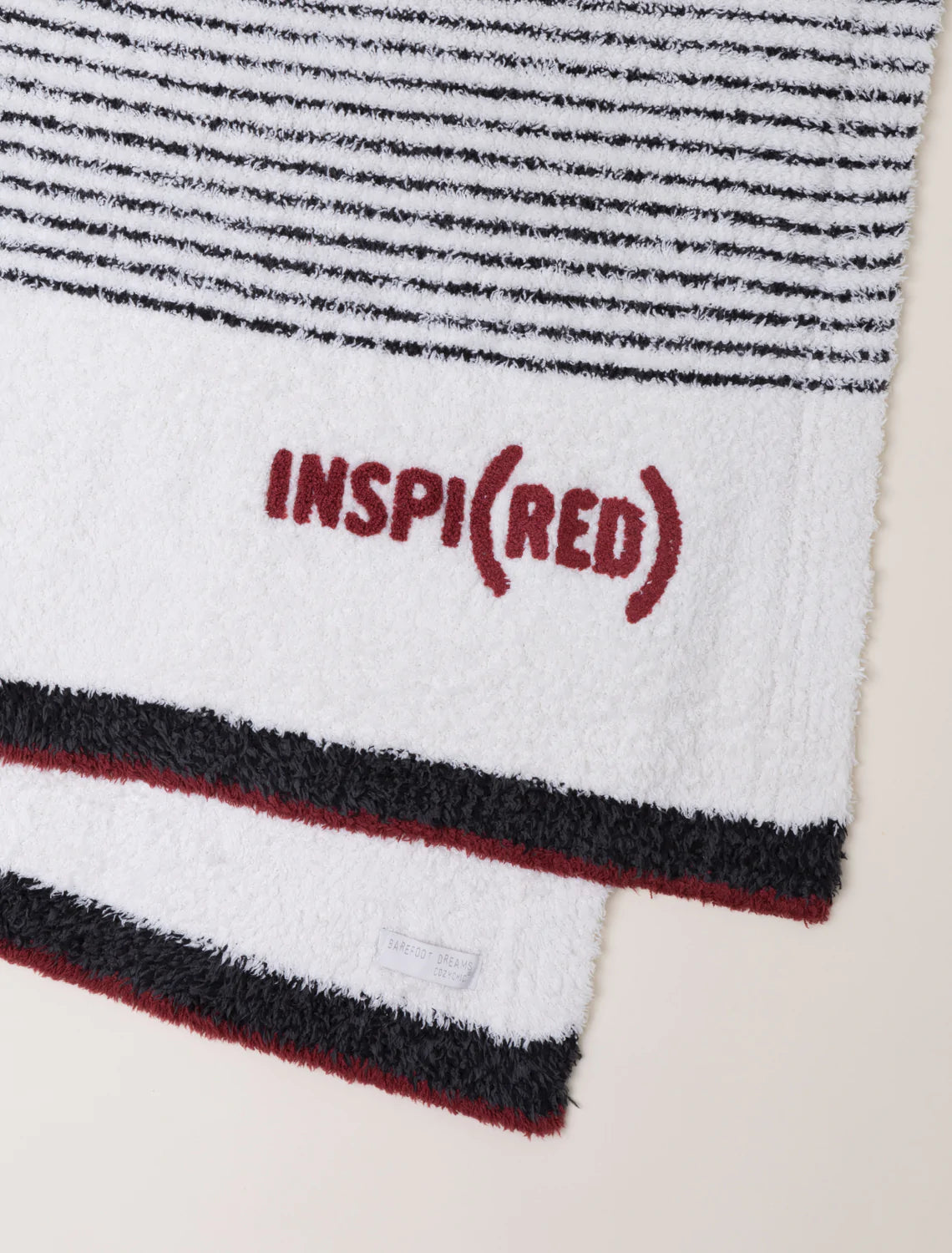 CozyChic INSPI(RED) Stripe Throw